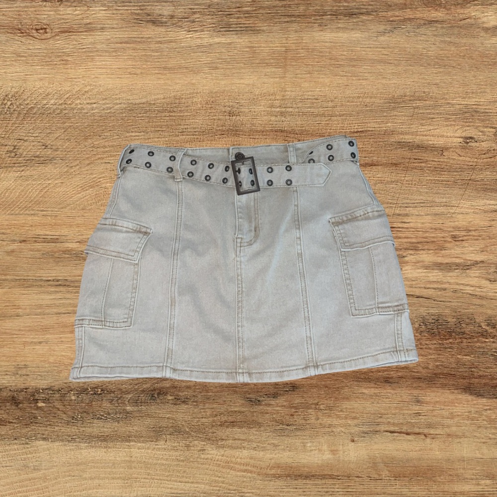 Y2K Cargo Mini Skirt